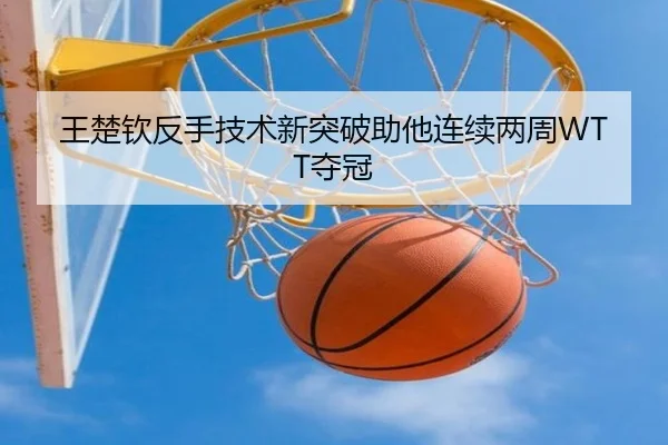 王楚钦反手技术新突破助他连续两周WTT夺冠